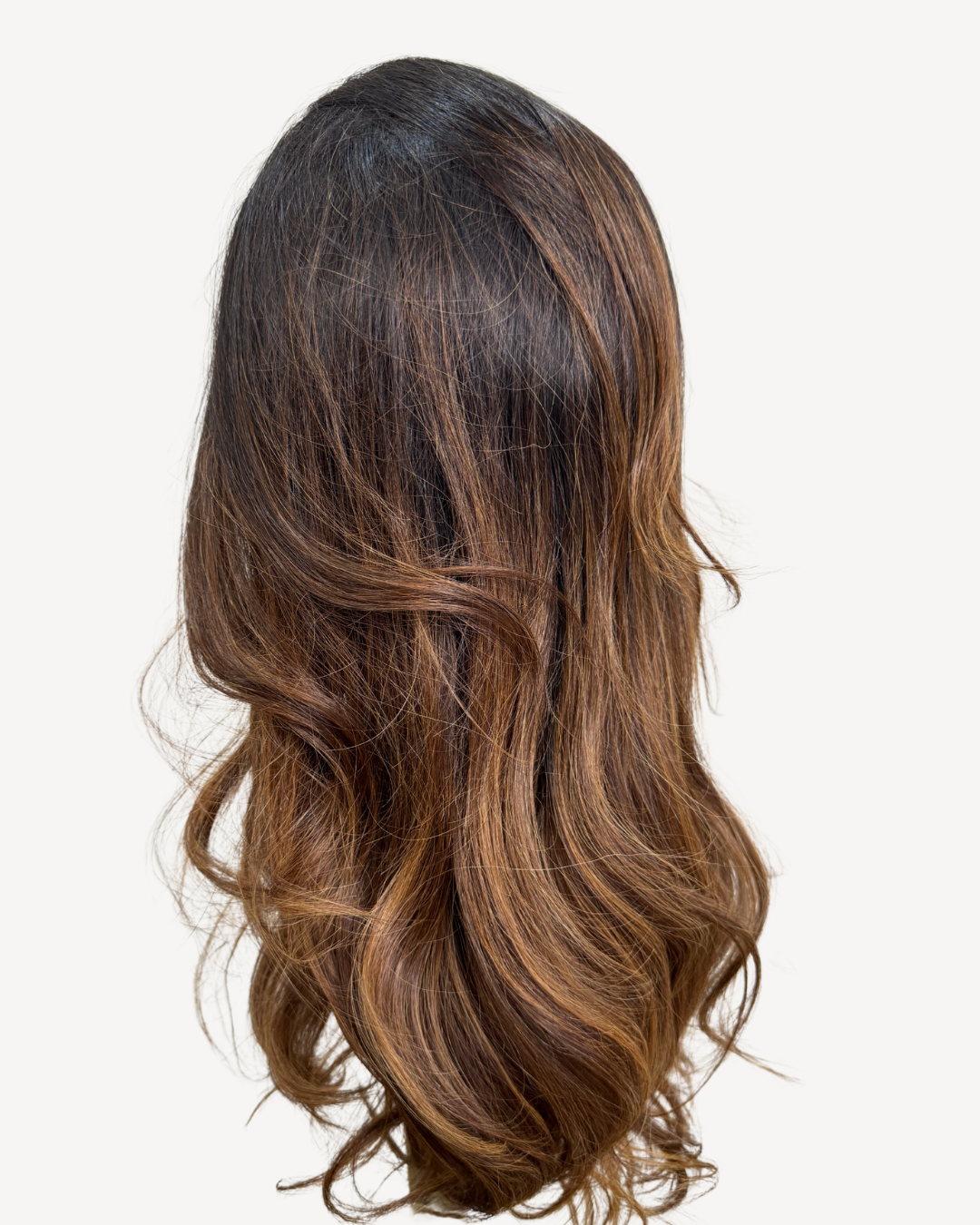 Caramel Brown Flip-Over U-Part Wig (Custom-Made)
