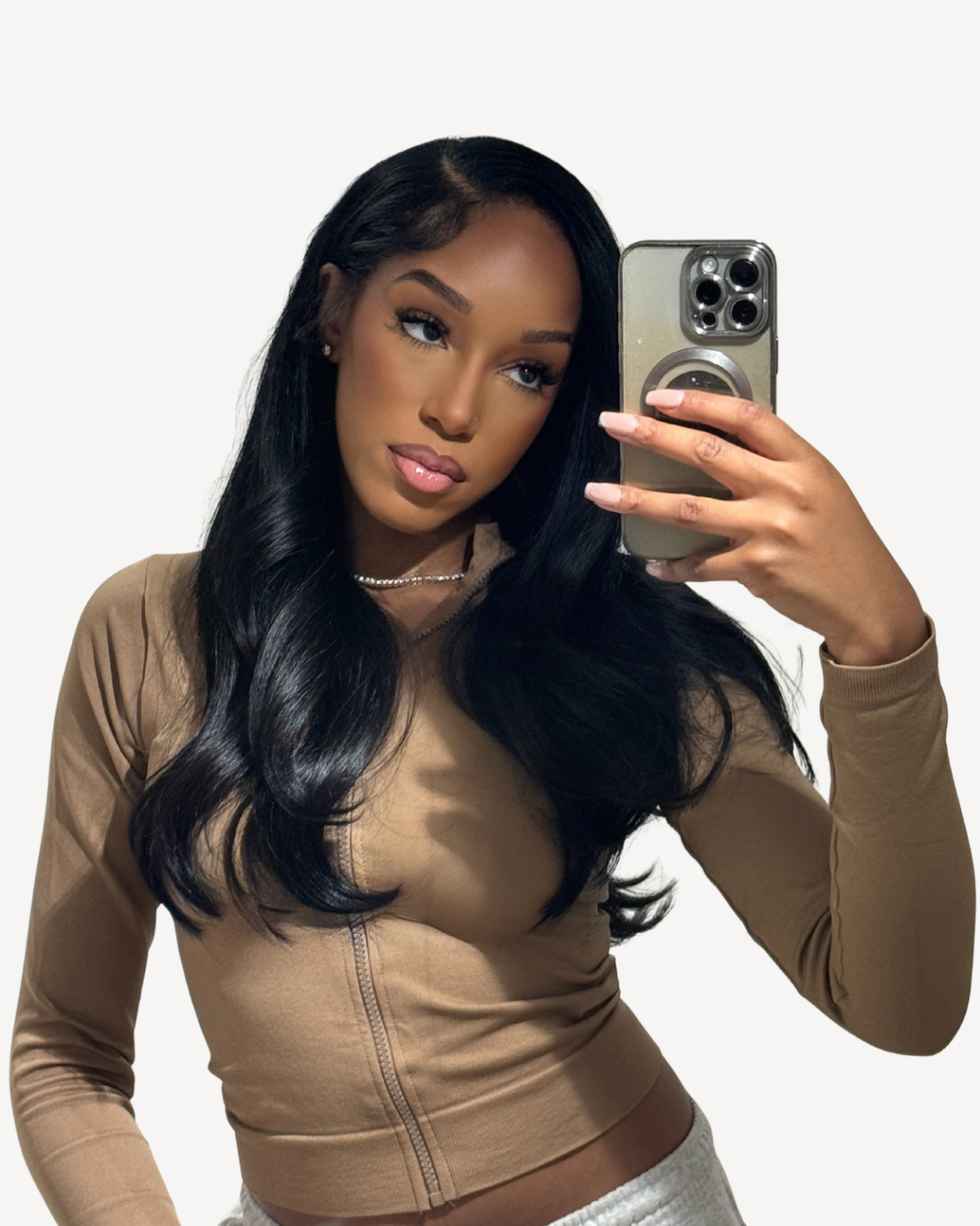 Naturally Straight Vietnamese U-Part Wig